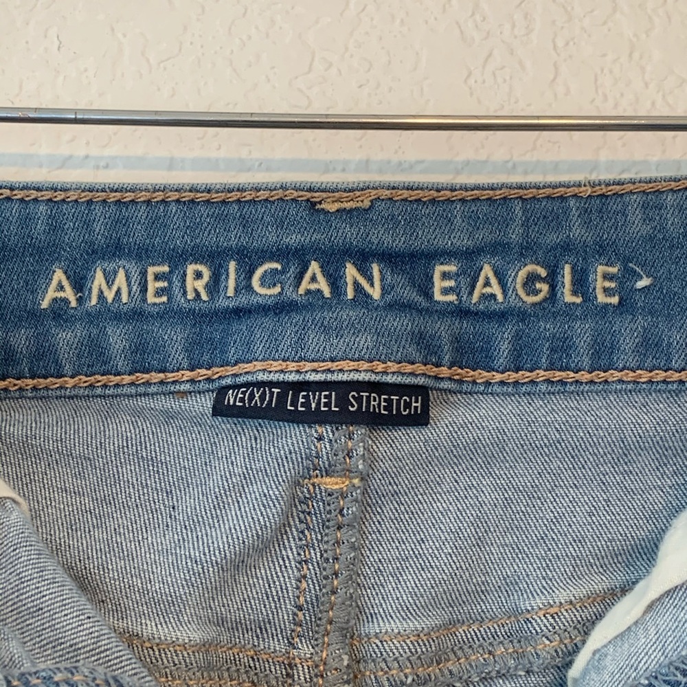 AE NEXT LEVEL STRETCH SHORT DISTRESSED LACE POCKET - Picture 7 of 7